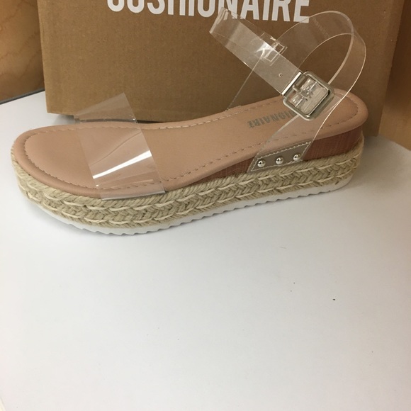 🤎 Clear jelly Cushionaire Summer Espedrille 🪘W - Picture 4 of 7